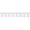 Ekena Millwork Columbia Architectural Grade PVC Running Trim, 8"H x 5/8"P x 48"L RUNP08X0625X48CLM - alternate 2